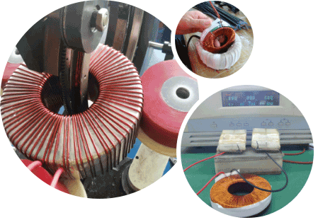 安防設(shè)備環(huán)形變壓器生產(chǎn)過程