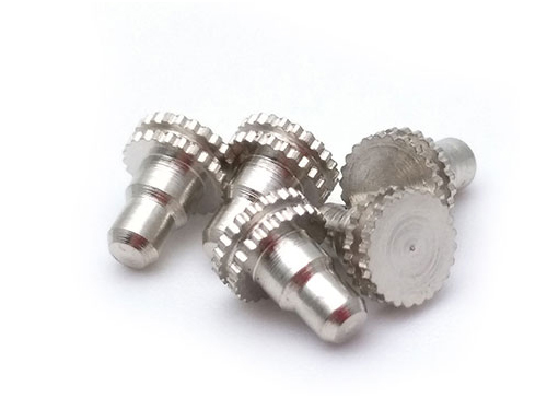 非標(biāo)平頭滾花螺絲